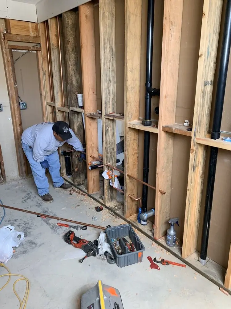 Commercial rough-in plumbing for Gas Line Repair in Farmington Acres